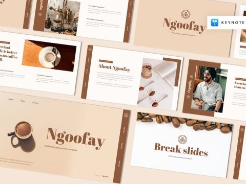 Ngoofay - Coffe Shop Keynote Template QA8YE8N