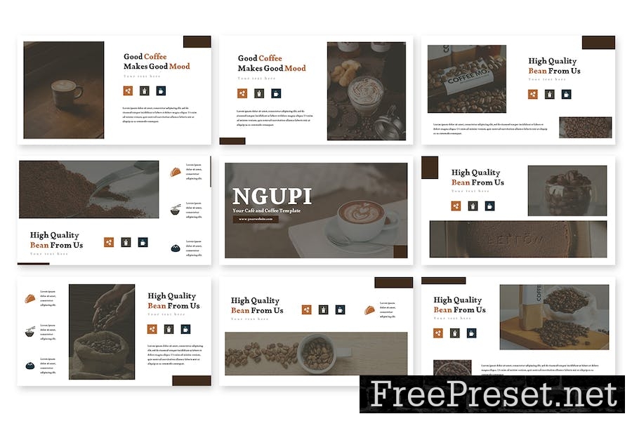 Ngupi - Powerpoint Template 3G7RVZK