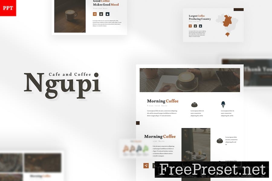 Ngupi - Powerpoint Template 3G7RVZK