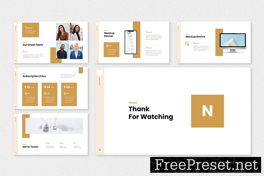 Nicolaus - Minimalist Keynote Template A8HNWPF