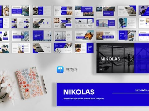 Nikolas - Modern Keynote Template PX572GJ