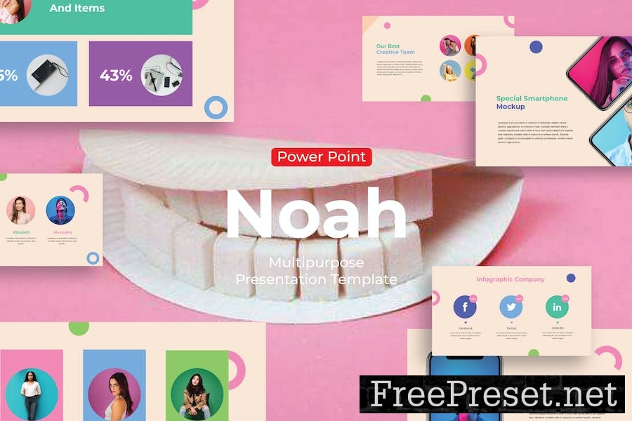 Noah - PowerPoint Template 6G45VKG