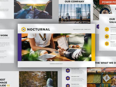 Nocturnal Business PowerPoint VS2CLN7