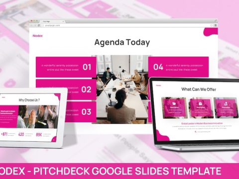 Nodex - Creative Agency Google Slide Template WSMYLSV