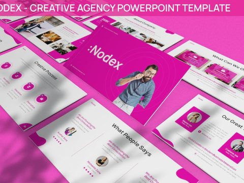 Nodex - Creative Agency Powerpoint Template 5UV2KKH