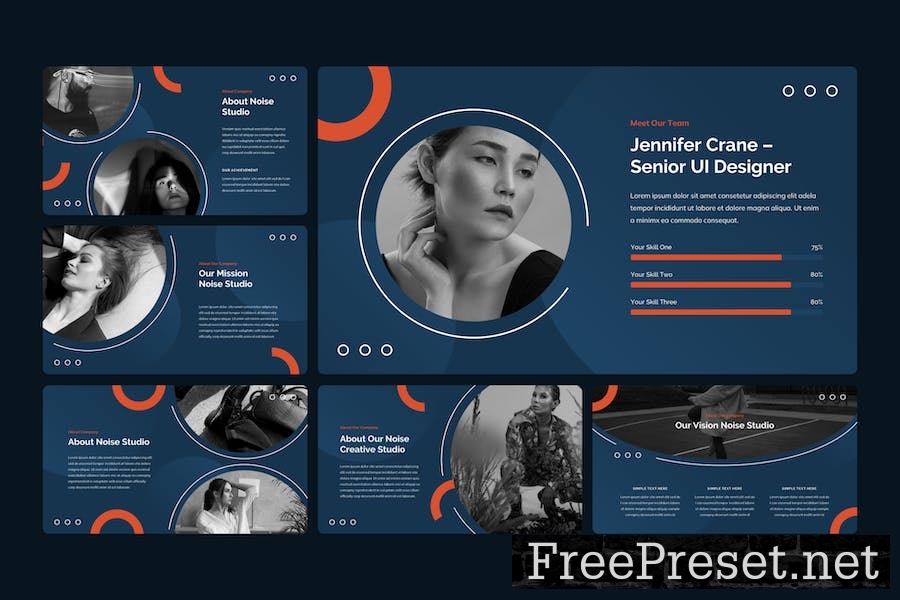 Noise - Creative Keynote Template W33PB2L