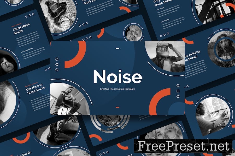 Noise - Creative Keynote Template W33PB2L