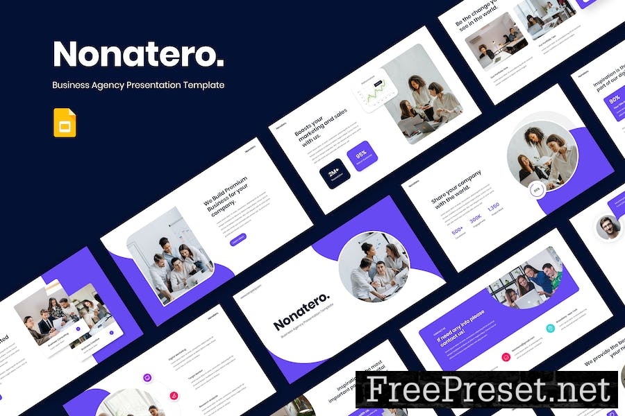 Nonatero - Business Agency Google Slide Template 84VHYEE