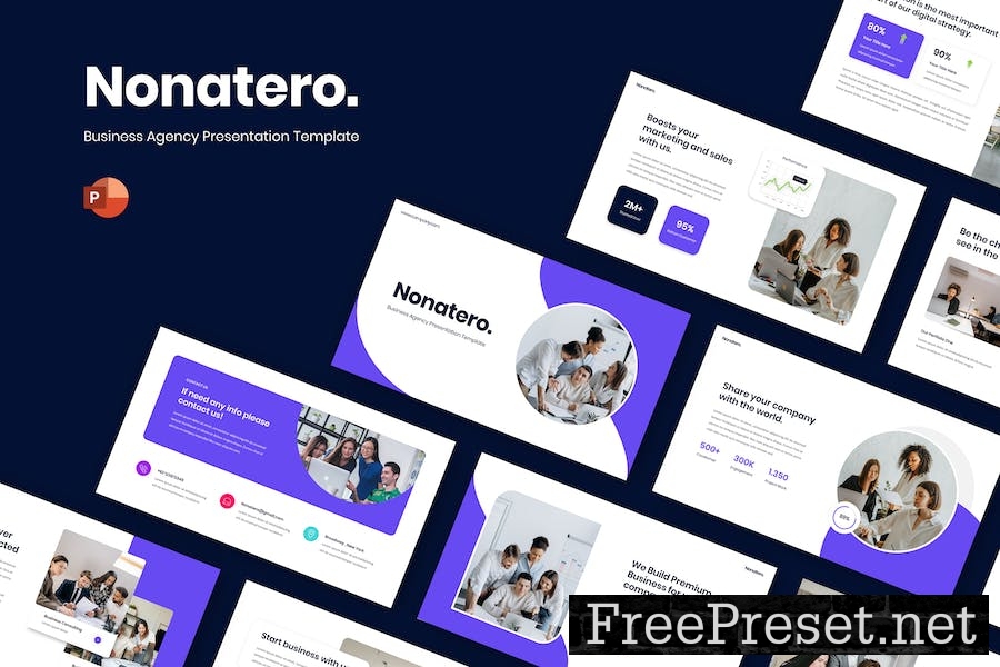 Nonatero - Business Agency PowerPoint Template