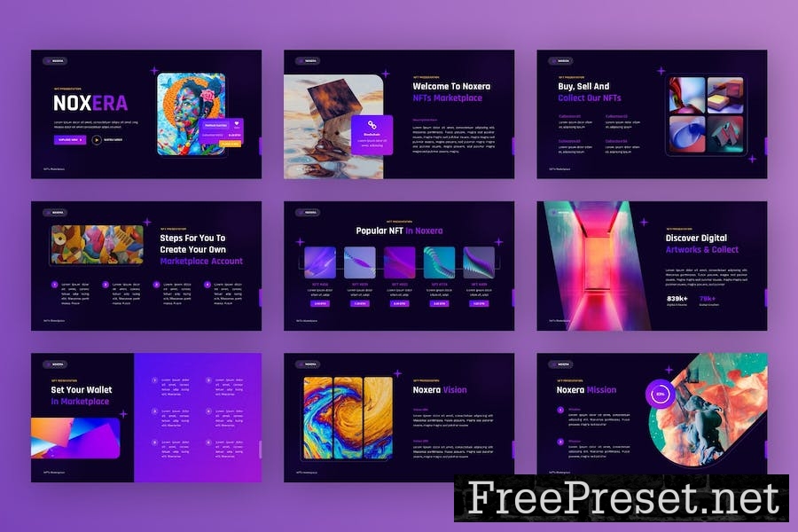 Noxera - Creative NFT Keynote Template 2JPSPHN