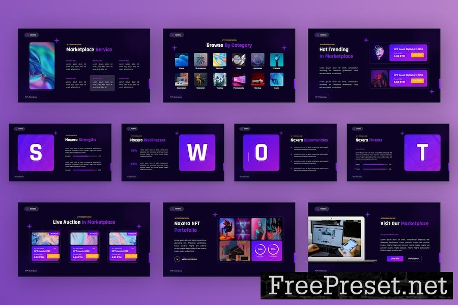 Noxera - Creative NFT Keynote Template 2JPSPHN