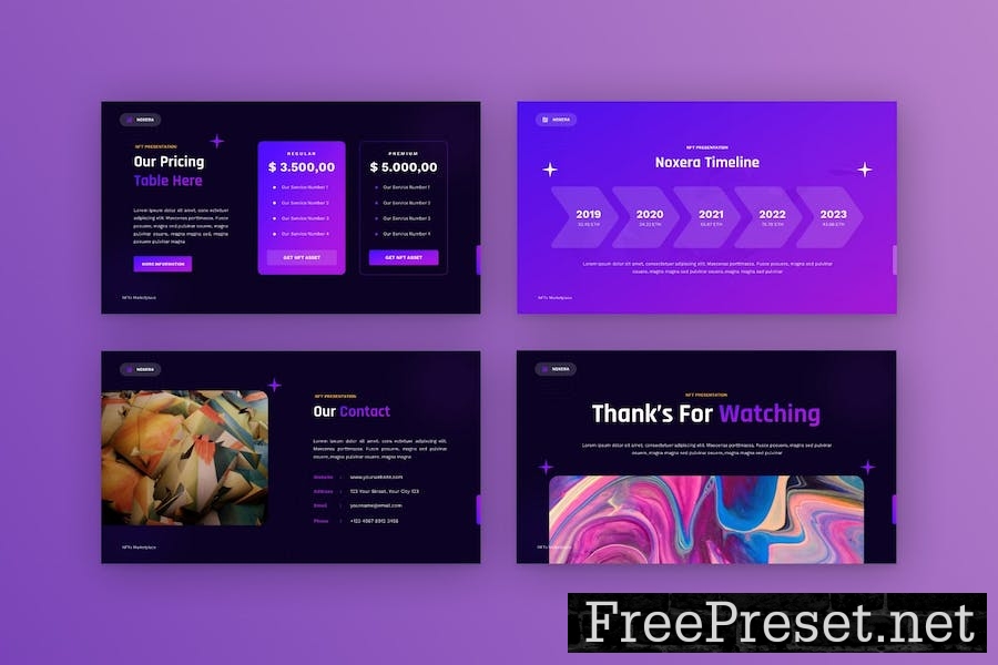 Noxera - Creative NFT Keynote Template 2JPSPHN