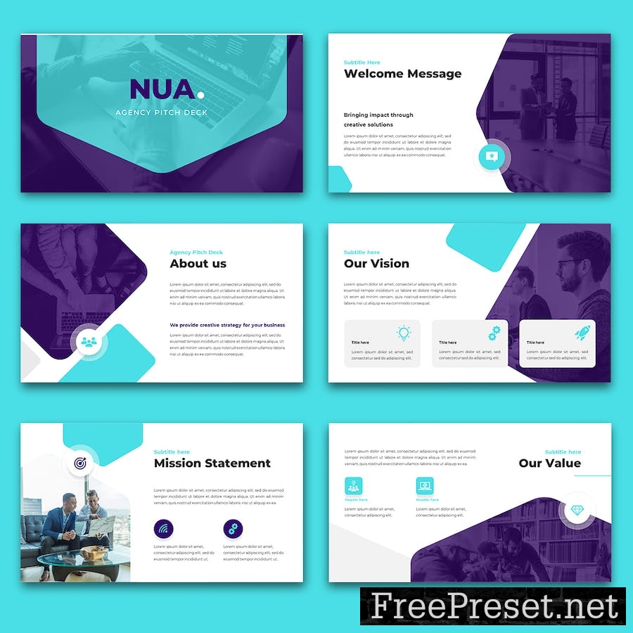 NUA – Pith Deck Google Slide Template HATNGRQ