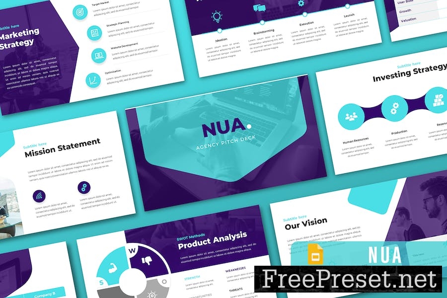 NUA – Pith Deck Google Slide Template HATNGRQ