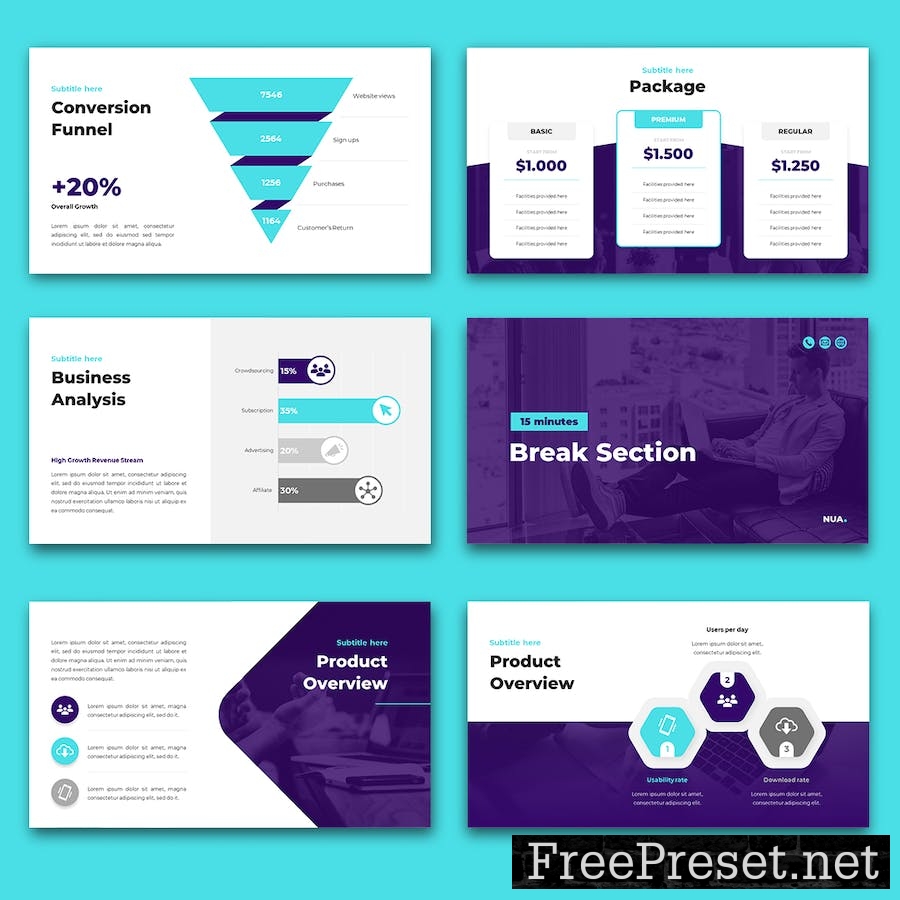 NUA – Pith Deck PowerPoint Template VNLYSXY