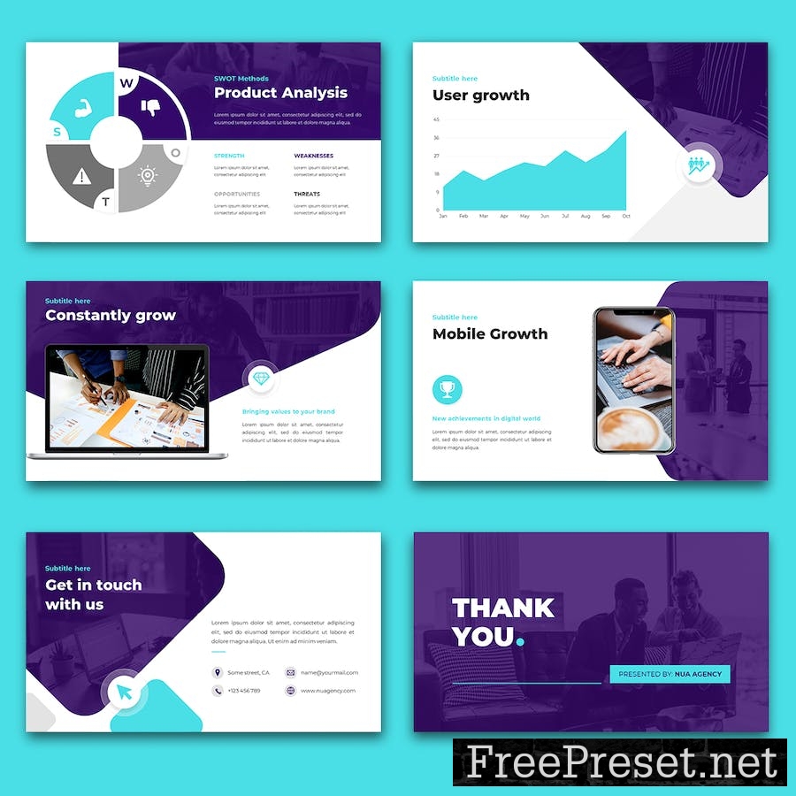 NUA – Pith Deck PowerPoint Template VNLYSXY