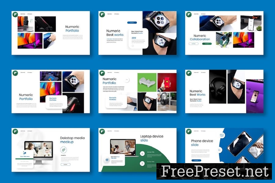 Numeric – Business Keynote Template YN5YP7F