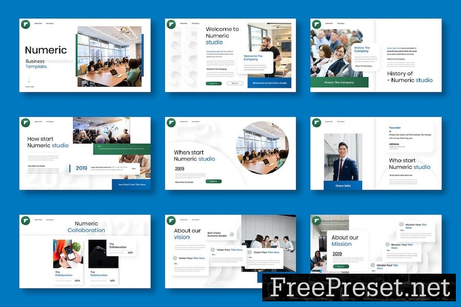 Numeric – Business Keynote Template YN5YP7F