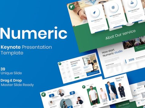 Numeric – Business Keynote Template YN5YP7F