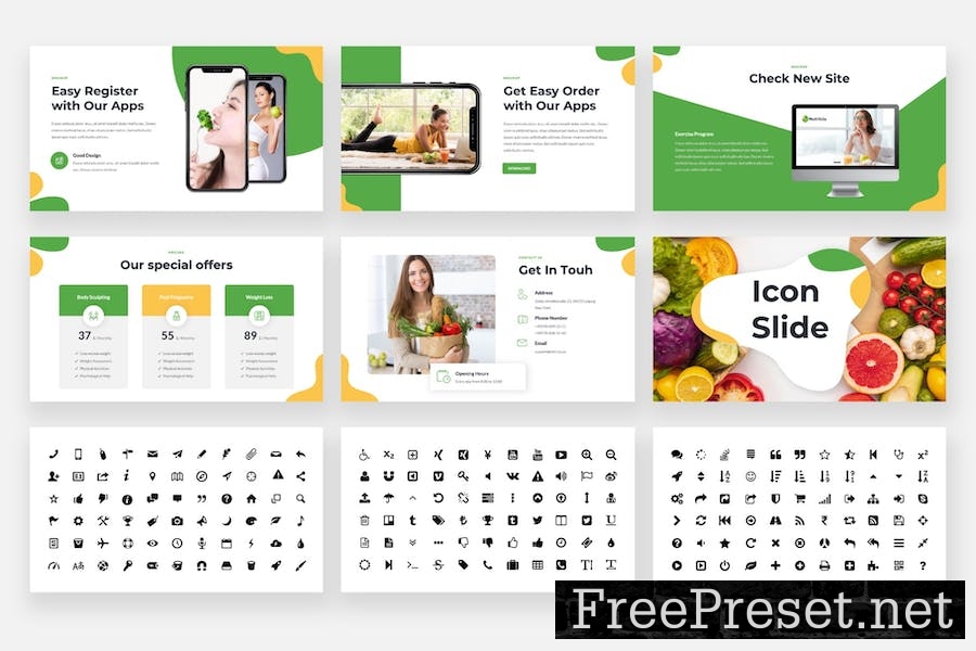 Nutricia - Health Food & Diet Keynote Template L64UL5E