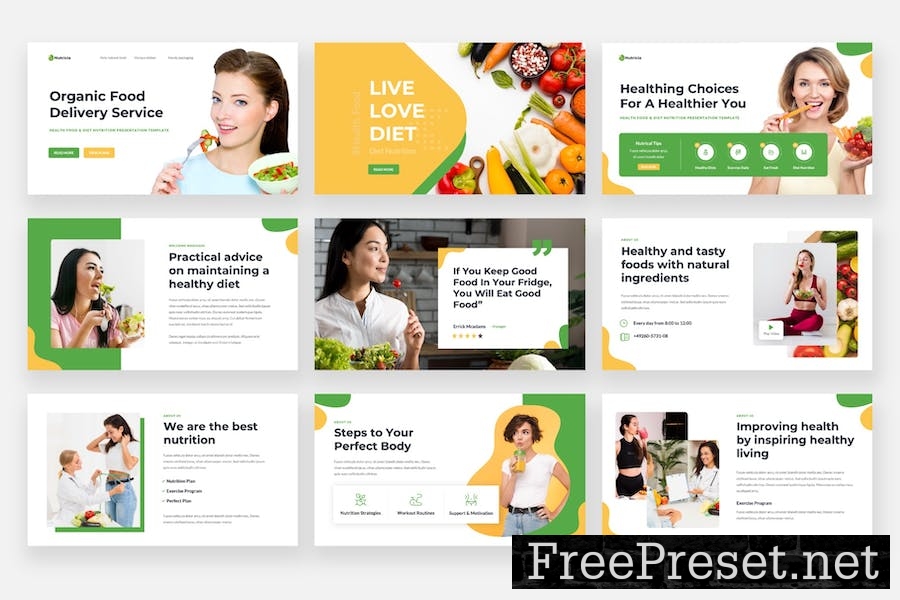 Nutricia - Health Food & Diet Keynote Template L64UL5E