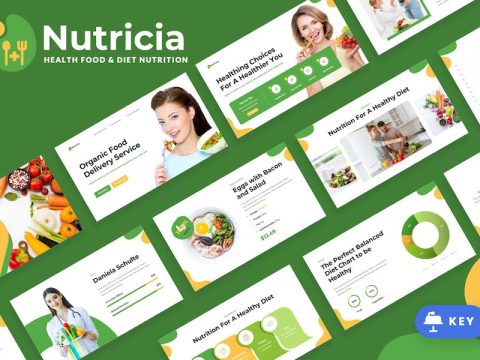 Nutricia - Health Food & Diet Keynote Template L64UL5E