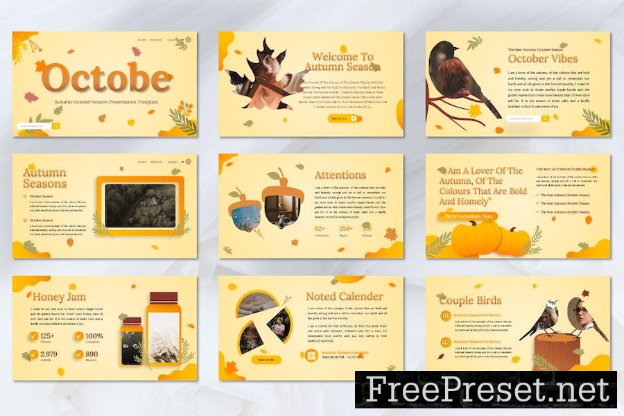 Octobe - Autumn Keynote Template B23K2GC