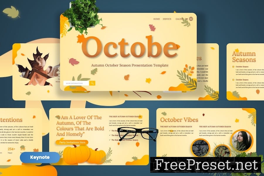 Octobe - Autumn Keynote Template B23K2GC