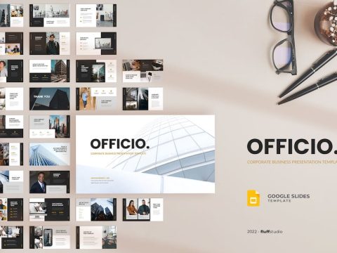 Officio - Corporate Google Slides Template P7CFJRK