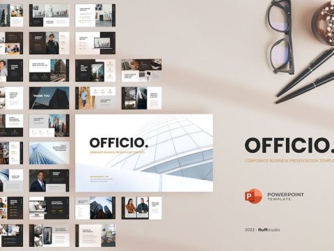 Officio - Corporate PowerPoint Template X6S77H8