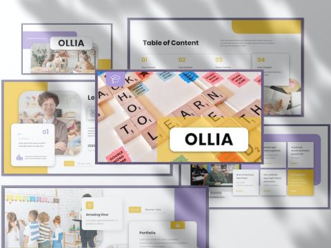 Ollia Education Presentation Google Slide Template 7R5MQL6