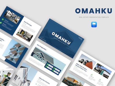 Omahku - Real Estate Keynote Template YMT49QX