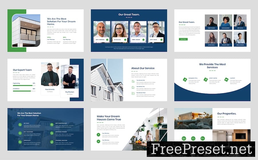 Omahku - Real Estate PowerPoint Template PQJ9N4Y