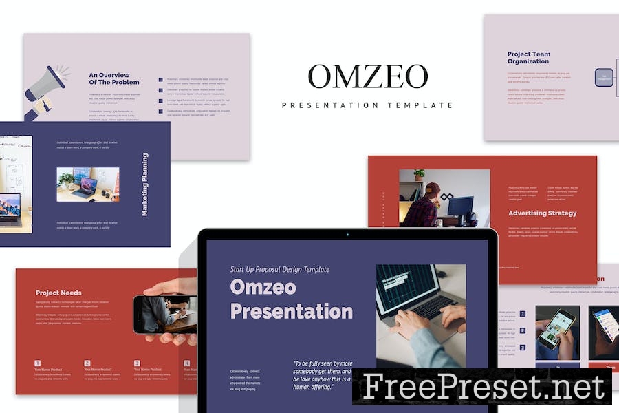 Omzeo : SEO Optimization Keynote Template L4GNPGJ