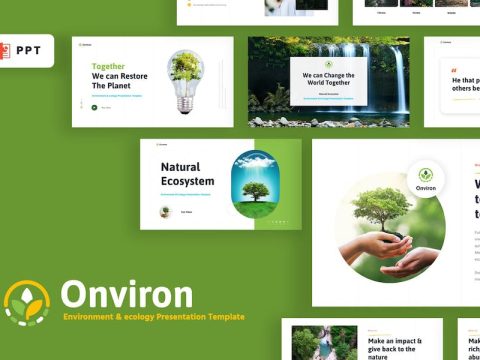 Onviron - Environment Powerpoint Template 7PTHQ5R