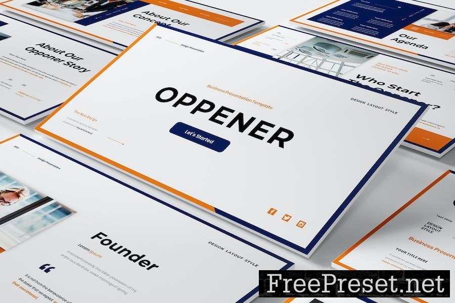 Opponer - Business Presentation Keynote Template 9NRQC6E