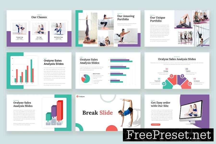 Oralyne - Yoga Studio & Ayurveda Keynote Template J8UZD7H