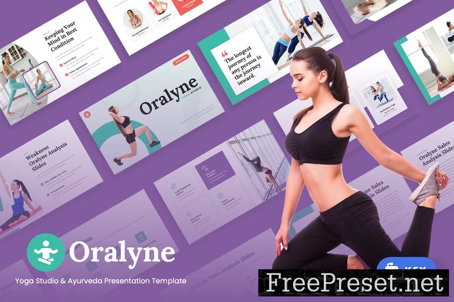 Oralyne - Yoga Studio & Ayurveda Keynote Template J8UZD7H