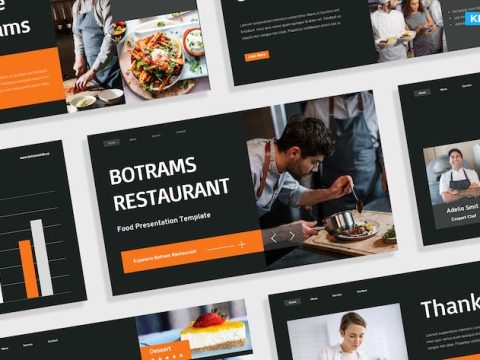 Orange Gray Restaurant Business Company 001 FBXPD2U