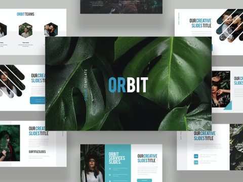 Orbit Powerpoint Template Y9G9UUK