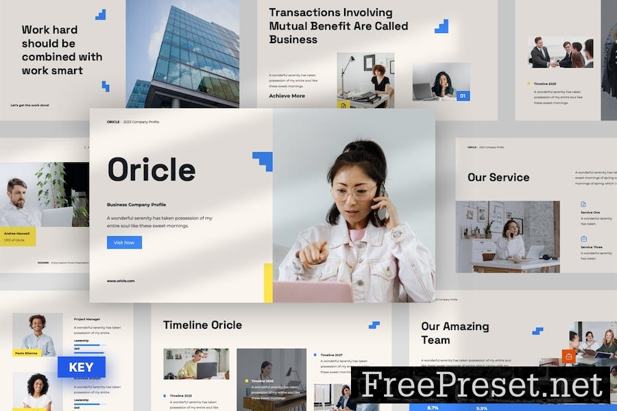 Oricle - Multipurpose KEY Presentation Template Y5ETFR4