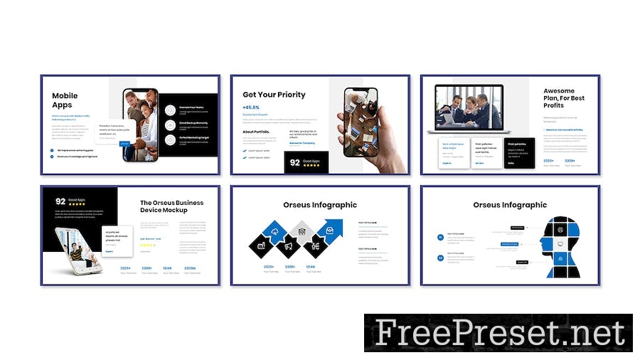 Orseus Business Presentation Google Slide Template M4VCDDA