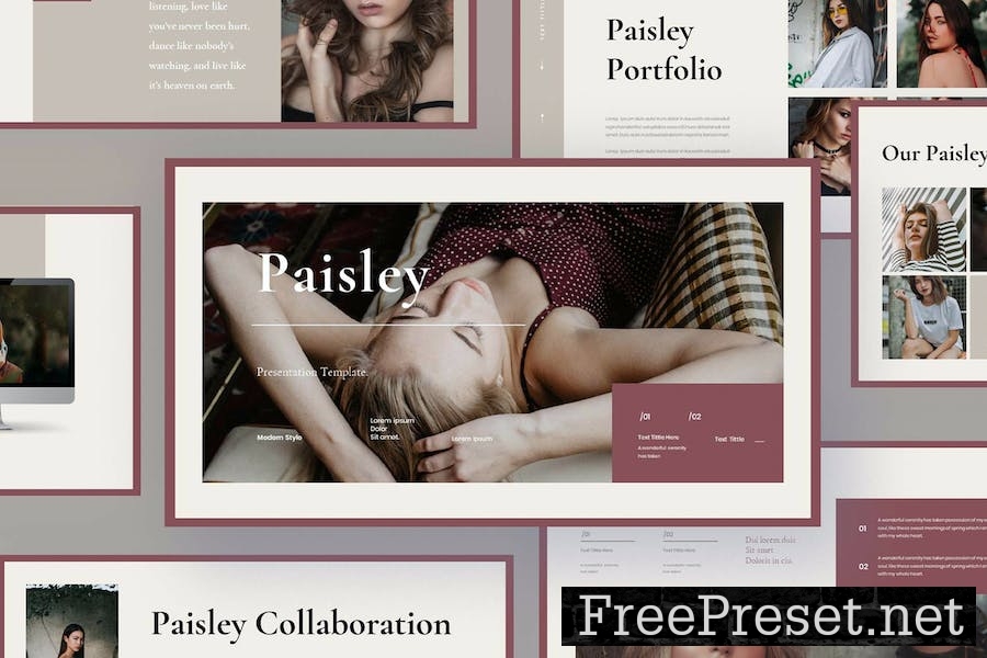 Paisley - Business Presentation Keynote Template D4LTFZE