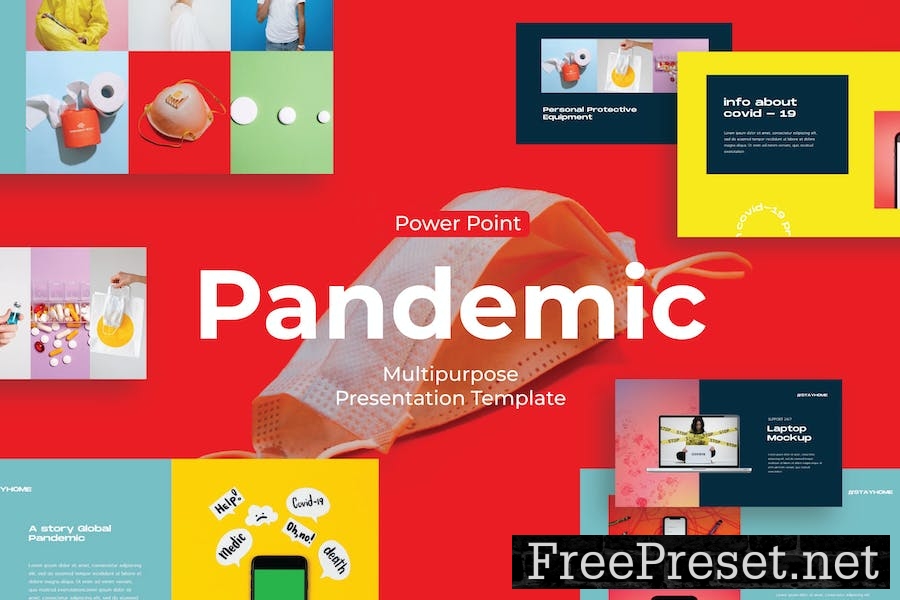 Pandemic - PowerPoint Template Y5UYE97