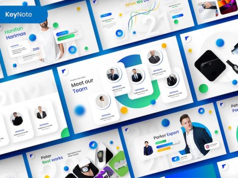 Parker – Business Keynote Template PWUARZD