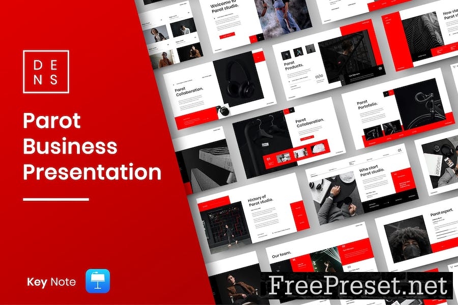 Parot – Business Keynote Template 5YQMPEN