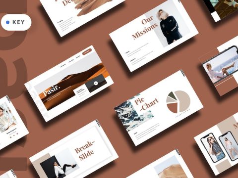 Pasir - Lookbook Magazine Style Keynote Template UM768PH