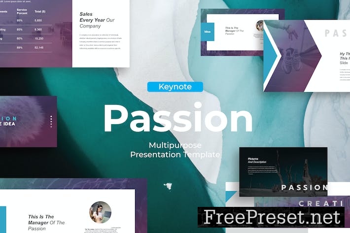 Passion - Keynote Template K43VNGD