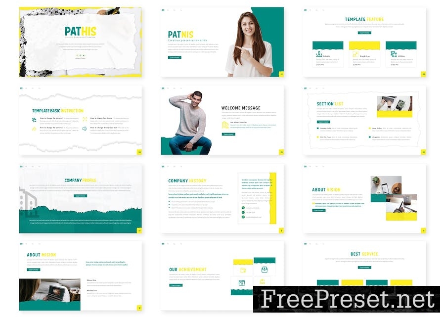 Patnis - Creative PPTX / GSlides / Key Template JS35P2V