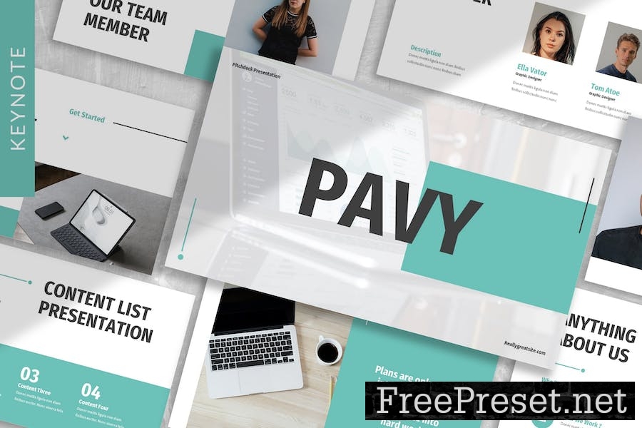 Pavy - Business Keynote Template 98USY5Q